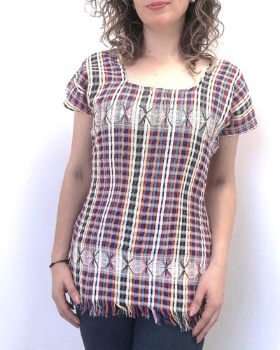 Blusa Multicolor / Blanca