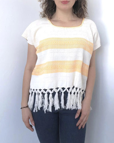 Blusa Blanco / Amarillo