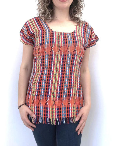 Blusa Multicolor / Naranja